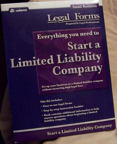 Everything You Need to Start a Limited Liability Company- Legal Forms