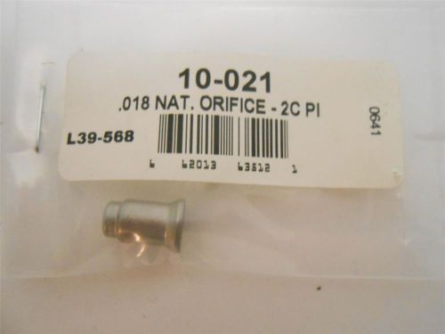 NOS ROBERTSHAW 10-021 L39-568 .018 NAT ORIFICE -18M5#2