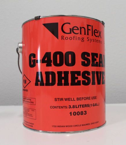 NEW GenFlex Roofing Systems G-400 Seam Adhesive 3.8 Liters 1 Gallon 10083