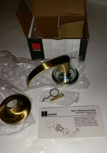 Hager Gold/Brass Medium Duty Grade 2 3617 US4 ARC Single Dummy Door Handle Knob