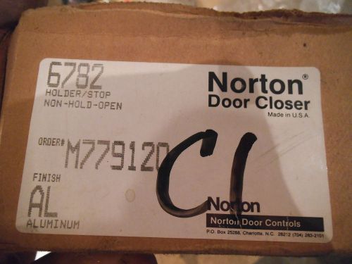Norton door closer 6782 holder/stop non-hol-open, finish: alum for sale