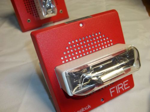 ::new wheelock e70-241575w e70241575w fire alarm strobe horn new for sale