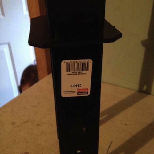 Simpson hardware textured powder-coated flat black column base (cb44pc 3 9/16 x for sale