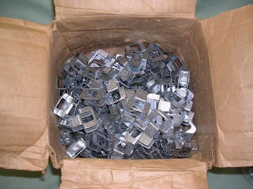 166 Teco H-Clips, 7/16&#034;, Galvanized Steel Plywood Clips, Partial Box + Extras