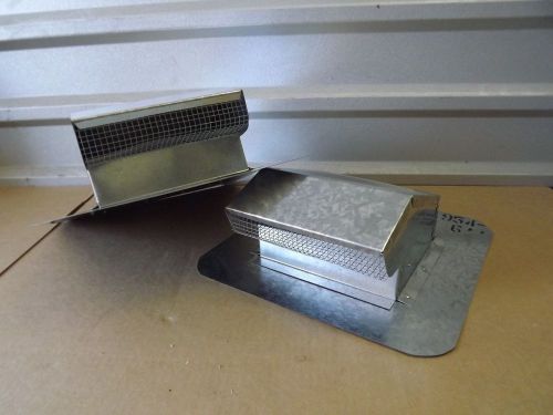 VENT/STACK ROOF or sides FLASHING GALVANIZED- LOT OF 2 - 14&#034; cover home supply