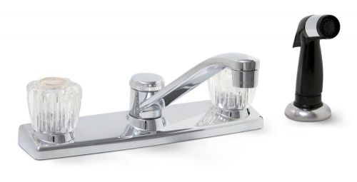 2012030LF CONCORD KITCHEN FAUCET ACRYLIC HANDLES LEAD FREE CHROME