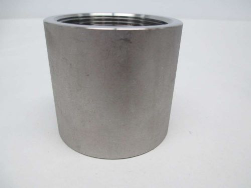NEW 304 PIPE COUPLING UNION 2IN NPT STAINLESS STEEL 150 D339782