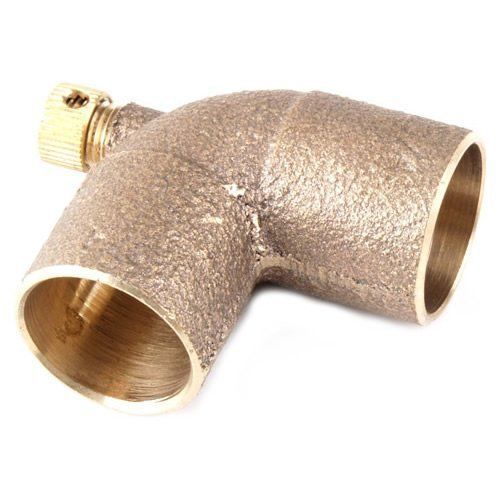 Copper Elbow with Drain Cap  90 Degree
