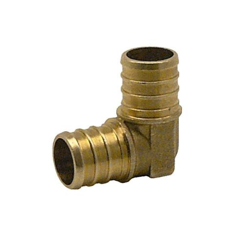 (25) 3/4&#034; pex elbow - brass crimp fitting - lead free - everflow for sale