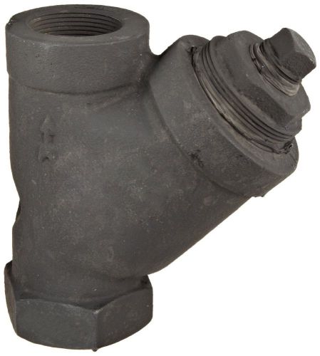 New flexicraft yit cast iron wye strainer with thread end, 1-1/2&#034; id x 6&#034; length for sale