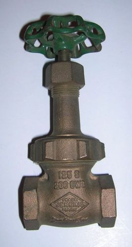 Jenkins fig. 47-u 200 owg 125s bronze threaded 1/2 in npt gate valve for sale