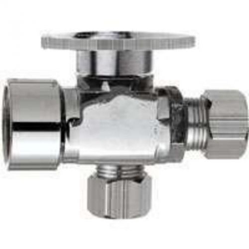 3way valve 5/8x3/8x3/8 lf plumb pak water supply line valves pp2903vlf for sale