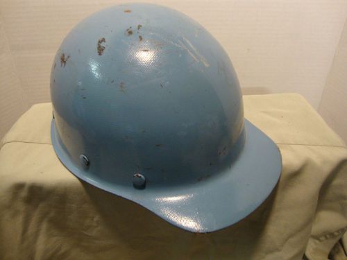 Vintage Industrial MSA Skullgard Fiberglass Hard Hat Helmet