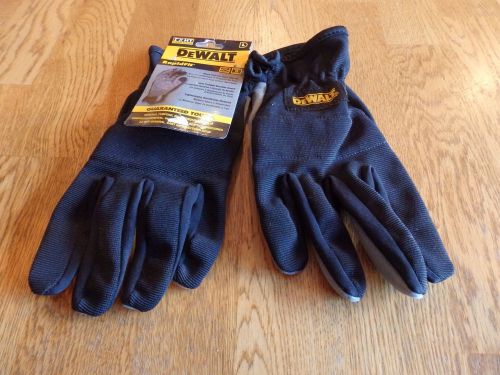 Nwt! &#034;dewalt&#034; men&#039;s rapidfit protective work gloves size l for sale