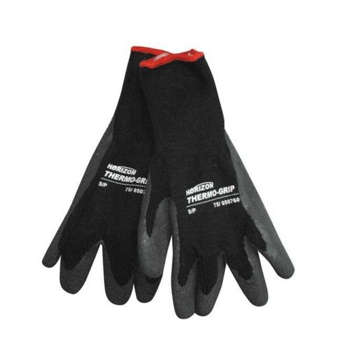 3 NEW PAIR MENS XLARGE SIZE FLEECE LINED THERMAL GRIP LATEX WORK GLOVES 050760