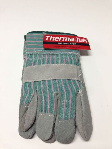 Therma-Tek Insulated Leather Work Gloves Size XL