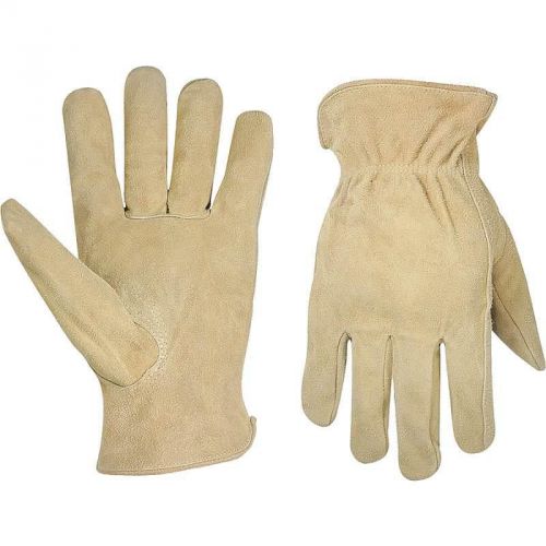 SPLIT COWHIDE WORK GLOVES-XL CUSTOM LEATHERCRAFT Gloves - Leather 2055XL