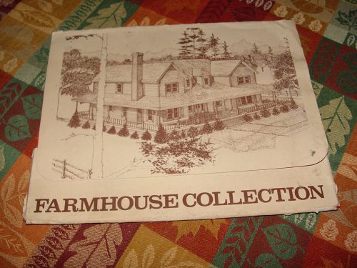 Vintage house plans ~ farmhouse collection group iii design nc 1970s illustrated for sale