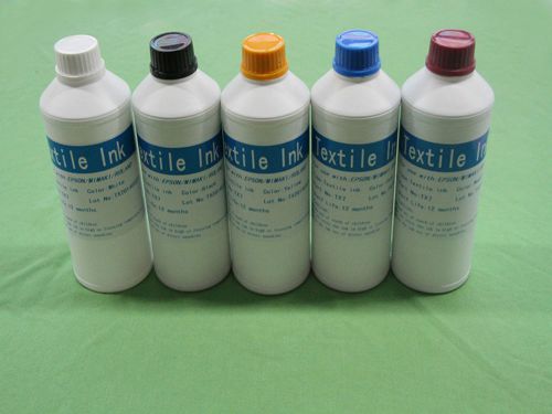 Super Quality 500ml X 5 colors DTG INK Textile ink Direct To Garment Printers