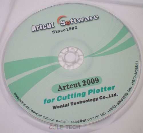 Artcut 2009 pro software for sign vinyl plotter cutting 9 languages for sale