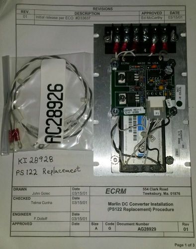 ECRM Marlin DC Converter Kit P/N KI28928