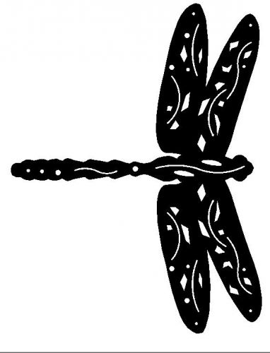 Dragon fly DXF file for CNC laser, plasma cutter,or router