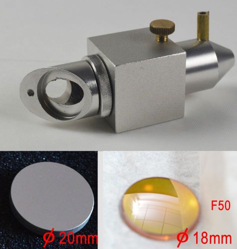 Laser head+znse len for co2 laser engraving machine laser tube+reflection mirror for sale