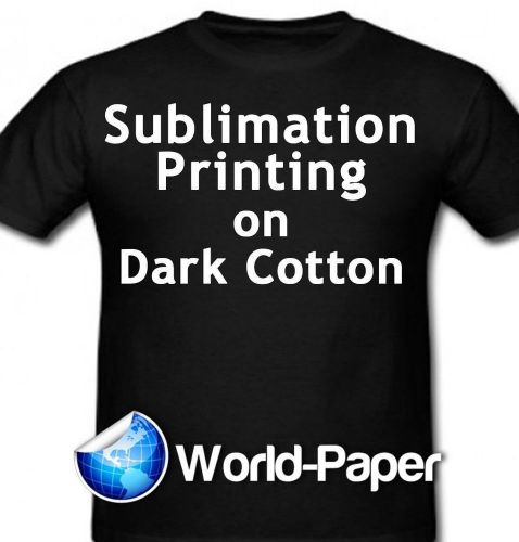 5 sheets Sublimation Printing for Dark Cotton Fabric - 8.5&#034; x 11&#034;  Heat Press
