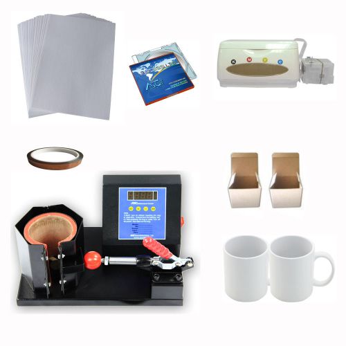 Mug press machine sublimation mugs heat transfer paper ciss kit christmas gift for sale
