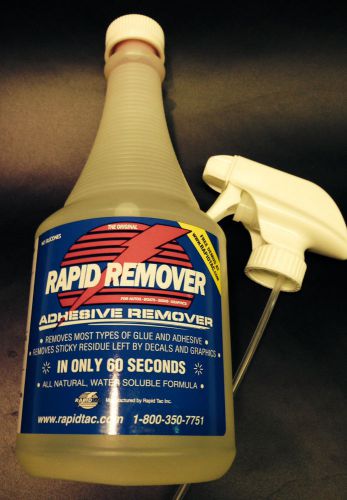 RAPID REMOVER 32 OZ BOTTLE , IN STOCK AND READY TO SHIP!