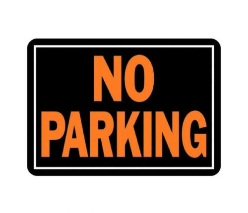 1 Pack 10&#034; x 14&#034; Aluminum Medal Posted No Parking Sign by Hy Ko 805 Car