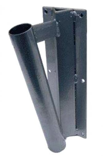 Flat Wall Angle Mount Flag Pole Steel Base Holders Two (2) units made USA BX