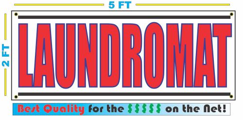 LAUNDROMAT Banner Sign NEW Larger Size Best Price for The $$$ on the Net