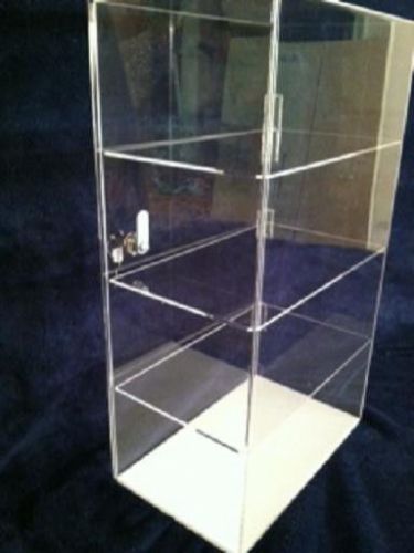 Acrylic display case 12 x 7 x 20.5 (different shelf spacing) countertop showcase for sale