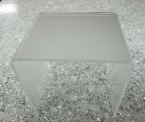 Qty 100 Frosted Acrylic Risers P95  1/8&#034; by 7&#034; x7&#034; x 7&#034;