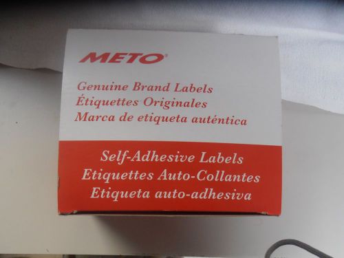 New meto brand labels for meto price gun for pricing retail,roll stickers 13500 for sale