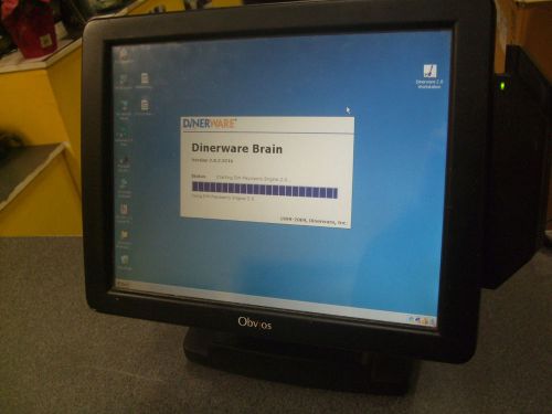 Obvios h745i 15&#034; touchscreen touch pos terminal p4 2.4ghz 1gb ram 80gb hdd #2 for sale