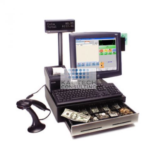 Point of sale system retail clothing store pos complete cre and barcode printer for sale