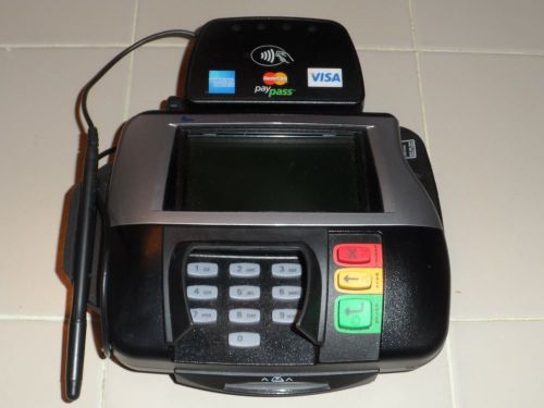 VeriFone MX860 Credit Card Reader Machine Terminal WithSignature &amp; Pay Pass