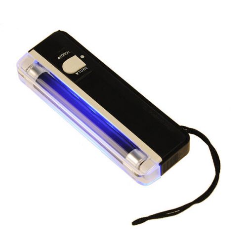 2 in 1 uv black light torch portable fake money cash detector for sale