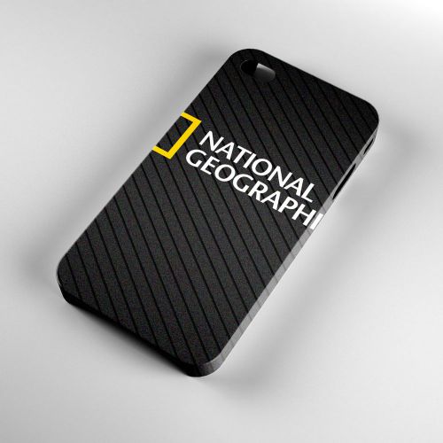 New National Geographic Art Logo iPhone 4/4S/5/5S/5C/6/6Plus Case 3D Cover