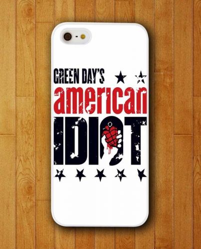 New hot Green Day&#039;s American Idiot white Case For iPhone and Samsung galaxy