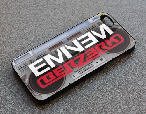 Eminem Berzerk Rap Logo For iPhone 4 5 5C 6 S4 Apple Case Cover