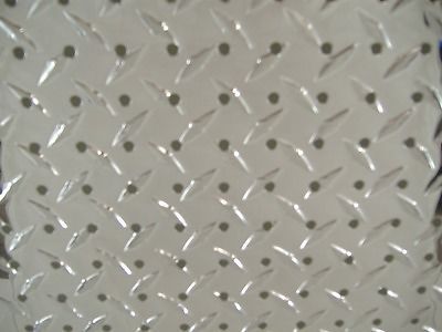 48&#034; x 22&#034; Aluminum Diamond Tread Plate Peg Board