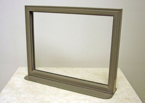 9&#034; x 12&#034; double sided metal countertop sign holder for sale