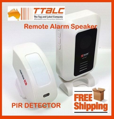 Door entry alarm with remote alarm speaker for sale