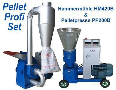 Pelletpresse hammermuhle set pellets futterpresse presse pp200b for sale