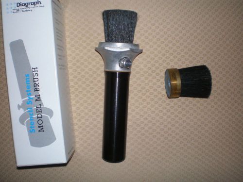 Diagraph model m refillable stenciling brush. with extra brush new in box. for sale