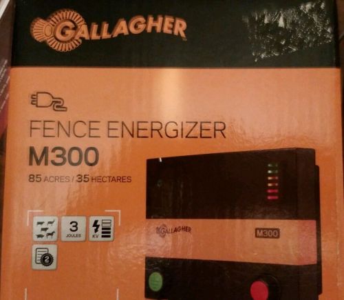 GALLAGHER M300 ELECTRIC FENCE ENERGIZER, UP TO 85 ACRES
