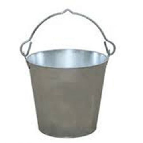 Calf 12 qt galvanized dairy all purpose pail milk feed water sheep goat for sale
